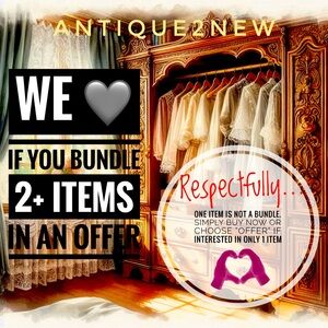We ❤️ LOVE ❤️ When You BUNDLE 2+ Items in an Offer or Order (1 Item=No Bundles)